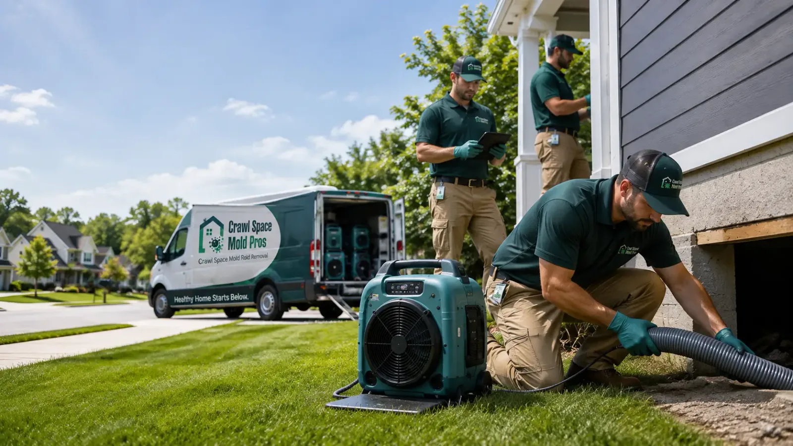 Crawl Space Mold Removal in Whittaker, MI